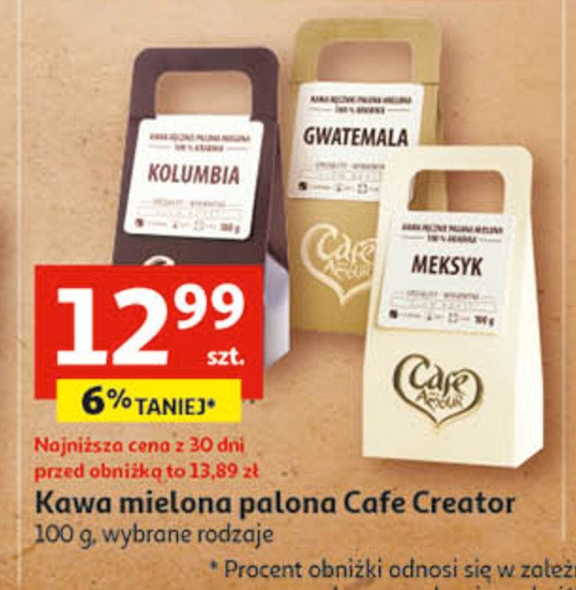 Kawa kolumbia Cafe mon amour promocja