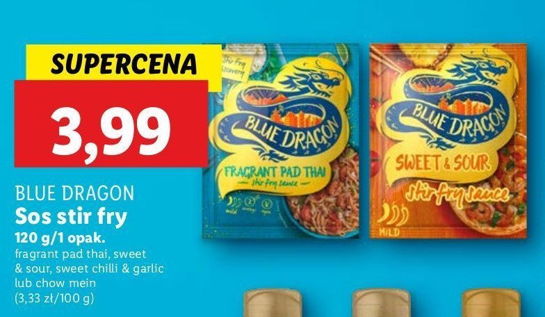 Sos stir-fry Blue dragon promocja