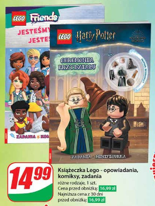 Książka z figurką Lego friends promocja