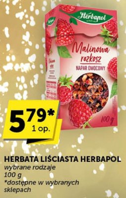 Herbata liściasta Herbapol wybrane rodzaje promocja w ABC