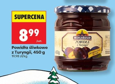 Powidła śliwkowe z Turyngii promocja w Biedronka