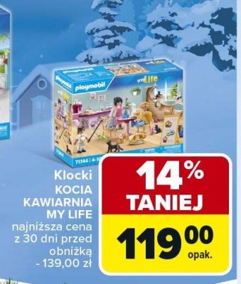 Klocki KOCIA KAWIARNIA MY LIFE PLAYMOBIL promocja w Carrefour