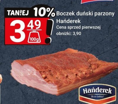 Boczek duński parzony Handerek promocja w Hitpol