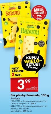 Ser plastry Serenada, 135 g promocja w Twój Market
