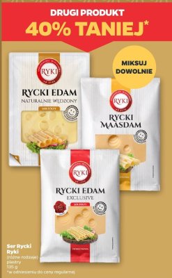 Ser Rycki plastry, różne rodzaje DRUGI -40% promocja w Netto