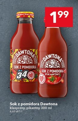 Sok z pomidora Dawtona klasyczny 300ml promocja w LEWIATAN