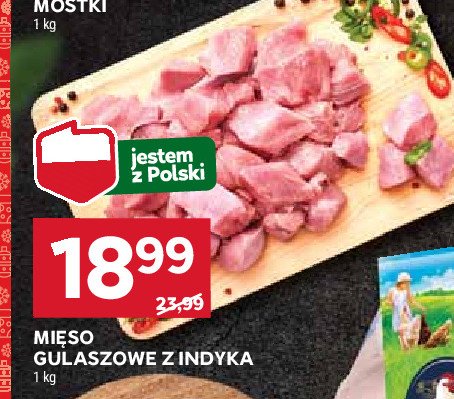 Mięso gulaszowe indycze promocja w Stokrotka