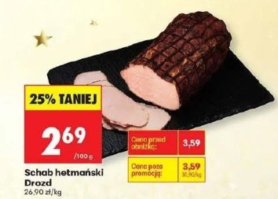 Schab hetmański Drozd promocja w Biedronka
