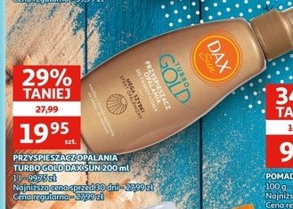 Przyspieszacz do opalania turbo gold Dax sun promocja