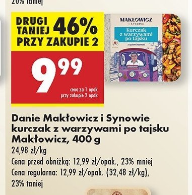 Kurczak z warzywami po tajsku Makłowicz i synowie promocja