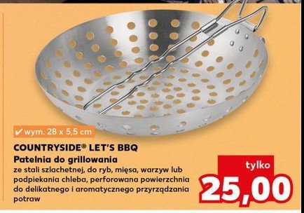 Patelnia do grillowania 28 x 3.5 cm K-classic countryside promocja