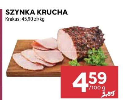Szynka krucha Krakus animex promocja w Stokrotka