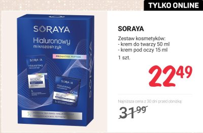 Zestaw kosmetyków: krem do twarzy + krem pod oczy  promocja w Rossmann