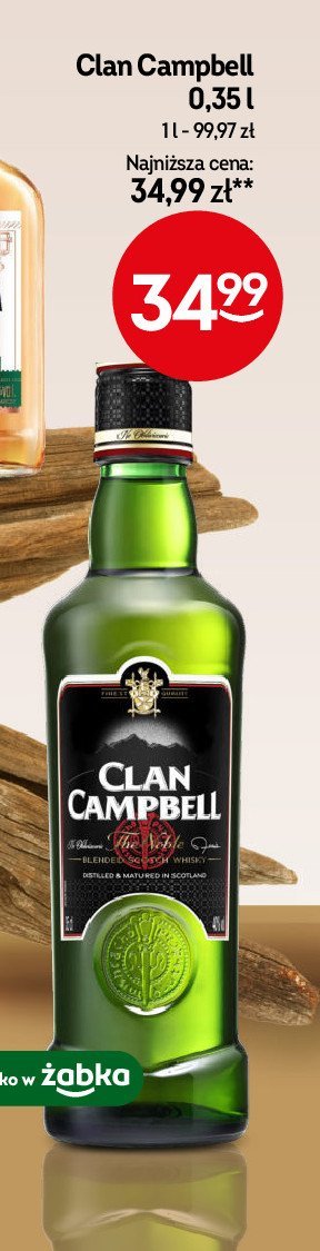 Whisky Clan campbell promocja