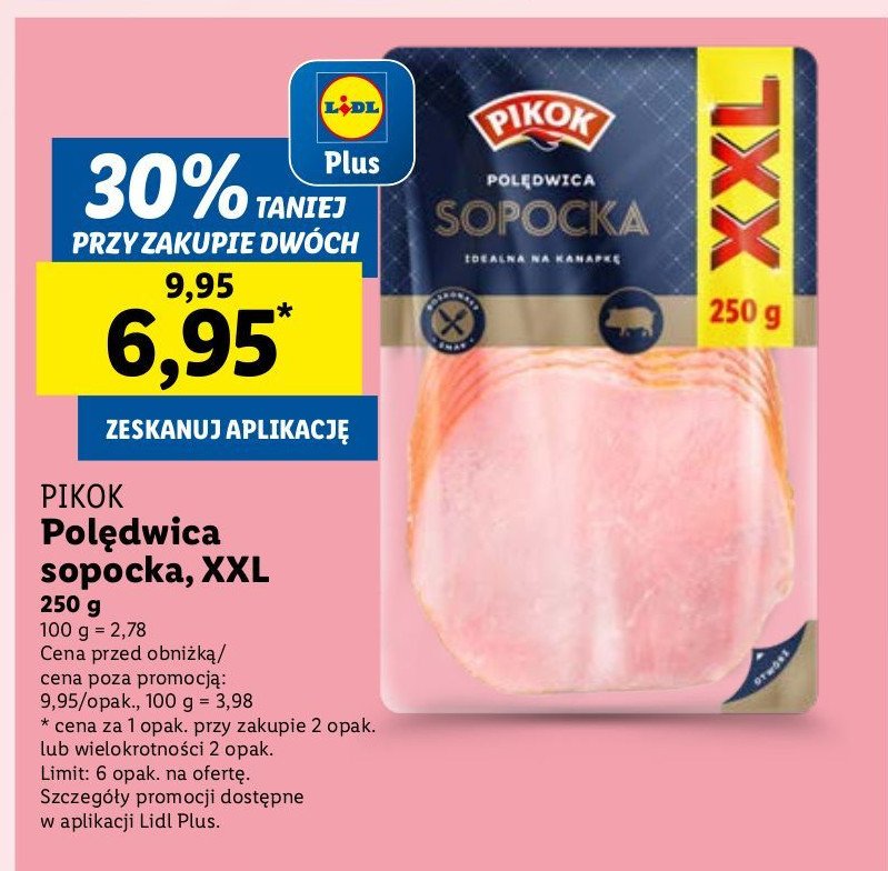 Polędwica sopocka Pikok promocja w Lidl