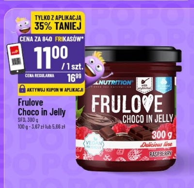 Owoce z czekoladą w żelu Frulove promocja w POLOmarket