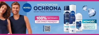 Antyperspirant NIVEA Derma Control Defend 72 h antyperspirant z kwasem hialuronowym i prowitmainą B5 promocja w Hebe