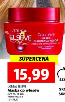 Maska do włosów L'oreal elseve color-vive promocja