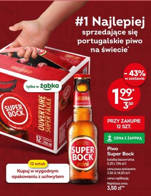 Piwo Super Bock promocja w Żabka
