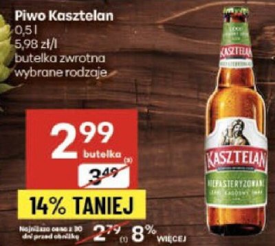 Piwo promocja w Delikatesy Centrum