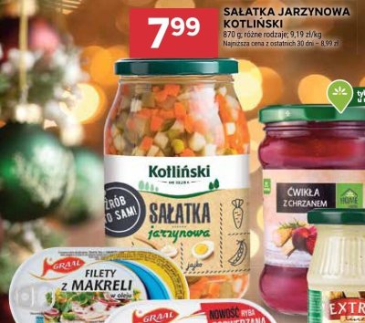 Filety z makreli Graal różne rodzaje promocja w Stokrotka