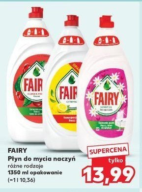 Płyn do mycia naczyń lemon Fairy promocja