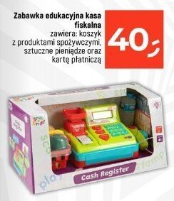 Zabawka edukacyjna kasa fiskalna z akcesoriami promocja w Dealz