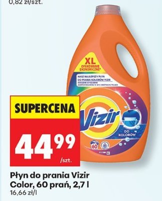 Płyn do prania Vizir Color promocja w Biedronka