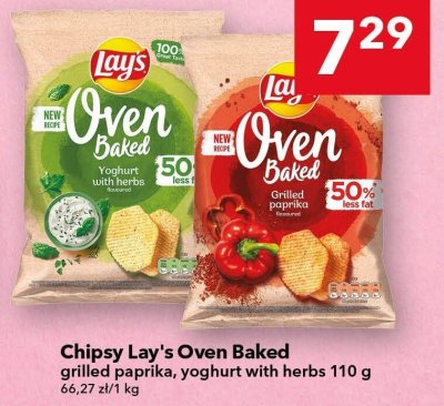 Chipsy Lay's Oven Baked grilled paprika 110g promocja w LEWIATAN