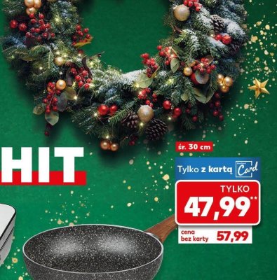 Patelnia 30 cm promocja w Kaufland