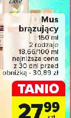 Pianka brązująca medium DOVE BODY LOVE promocja