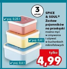 Zestaw pojemników Spice&soul promocja w Kaufland