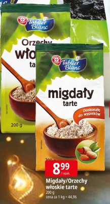 Migdały/Orzechy włoskie tarte promocja w Leclerc