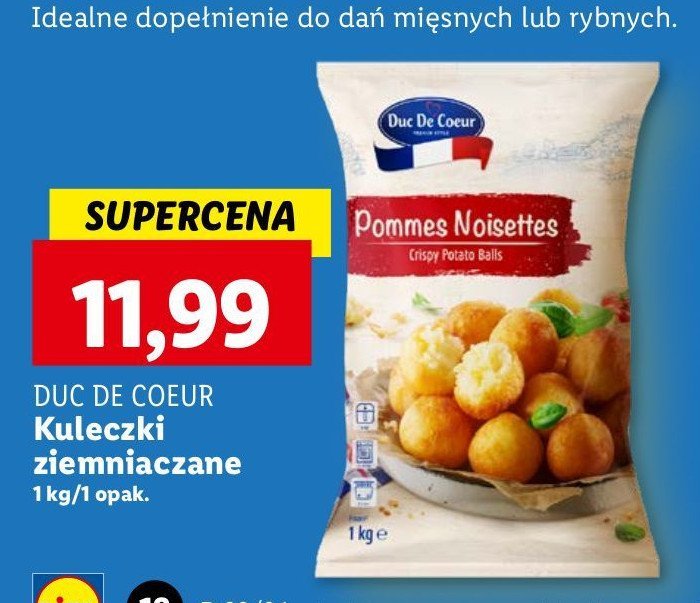 Kuleczki ziemniaczane Duc de coeur promocja