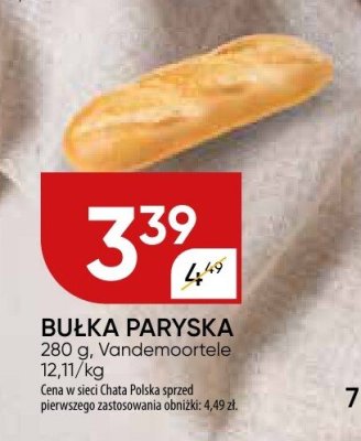 Bu艂ka paryska na kamieniu promocja w Chata Polska