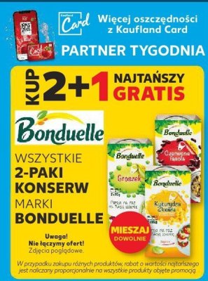 Konserwy 2-pak wszystkie rodzaje Bonduelle promocja w Kaufland