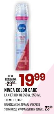 Lakier Nivea Color Care do włosów, 250 ml promocja w Drogerie Natura