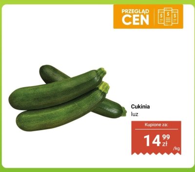 Cukinia luz promocja w Biedronka