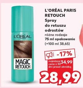 Spray do retuszu mahoniowy brąz L'oreal magic retouch promocja