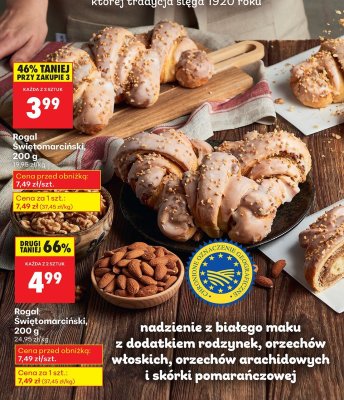 Rogal Świętomarcińśki promocja w Biedronka
