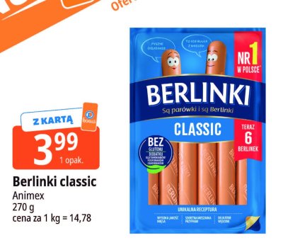 Berlinki classic Animex promocja w Leclerc