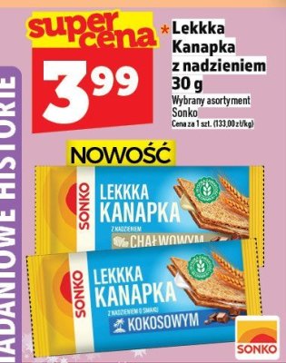 Lekkka Kanapka z nadzieniem 30 g promocja w TOPAZ