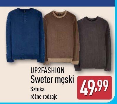 Sweter UP2FASHION Sweter męski różne rodzaje promocja w Aldi