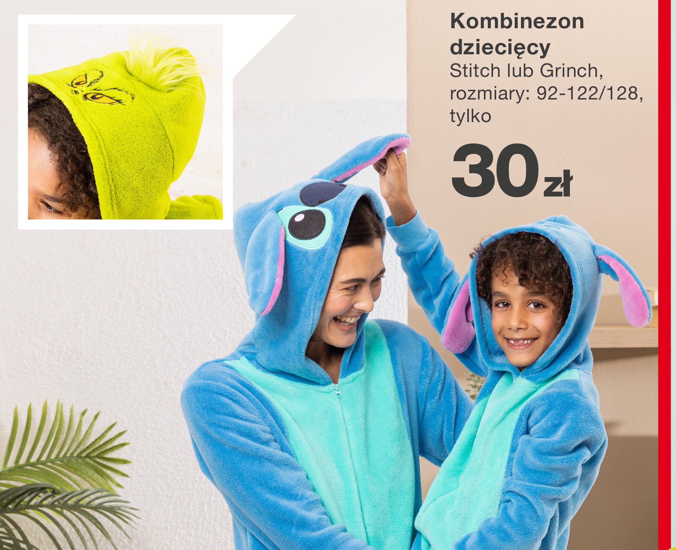 Kombinezon grinch 92-122/128 promocja