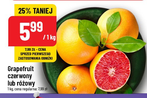 Grapefruit różowy promocja