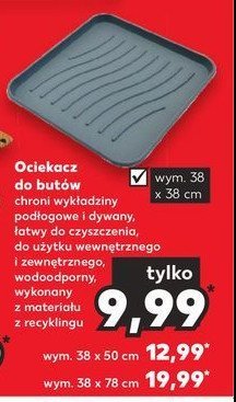 Ociekacz do but贸w 38 x 38 cm promocja