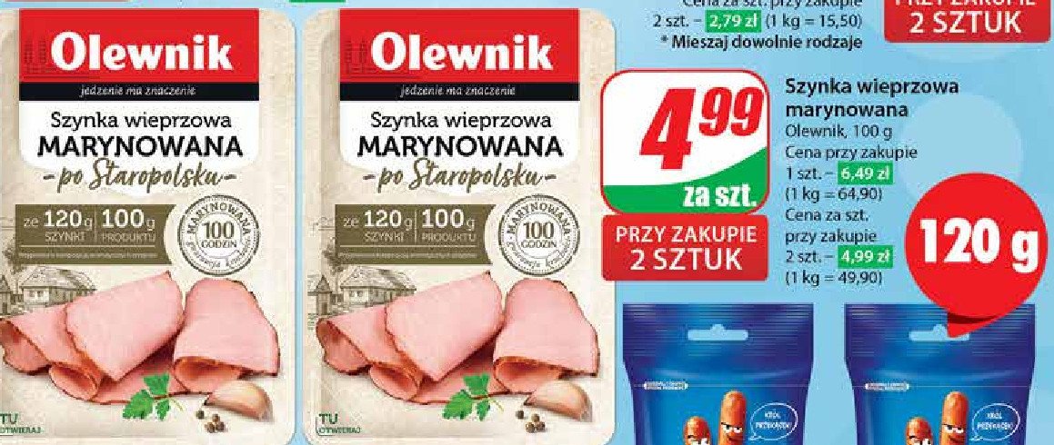 Szynka wieprzowa marynowana po staropolsku Olewnik promocja