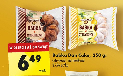 Babka marmurkowa Dan cake promocja w Biedronka