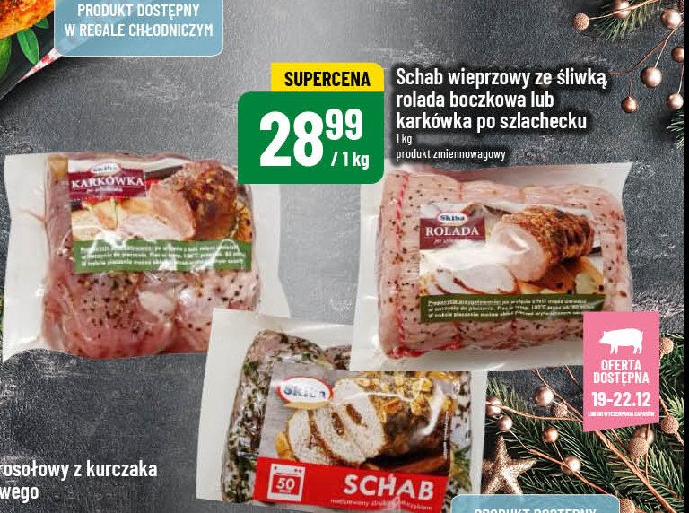 Schab ze śliwką w przyprawach Skiba promocja w POLOmarket