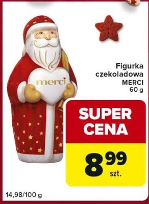 Figurka czekoladowa MERCI promocja w Globi